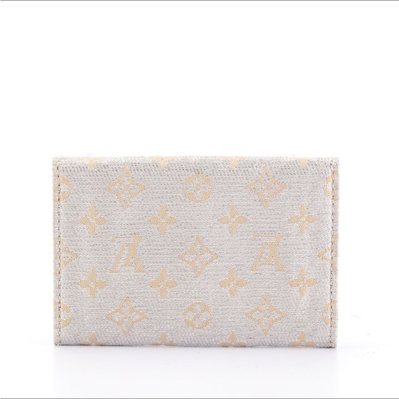 [Louis Vuitton] authentic Gold and Cream Key & Card‎ Holder - Picture 2 of 6